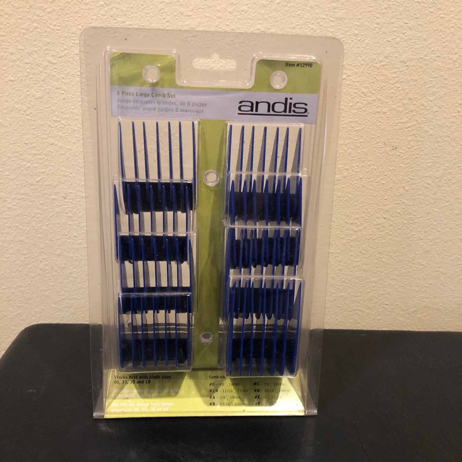 Used Andis Clipper Comb Set