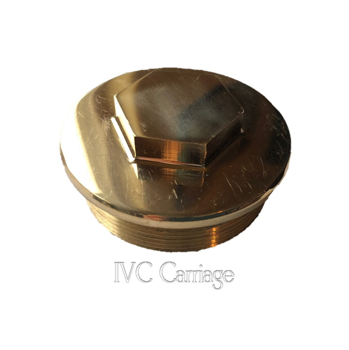 Brass Carriage Hub Cap