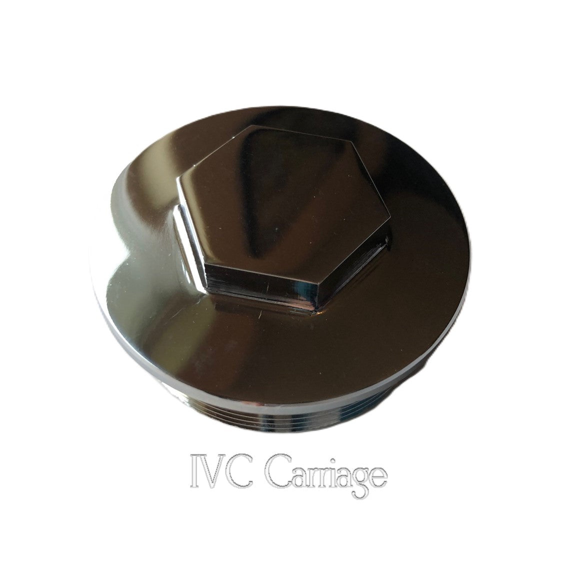 Chrome Carriage Hub Cap