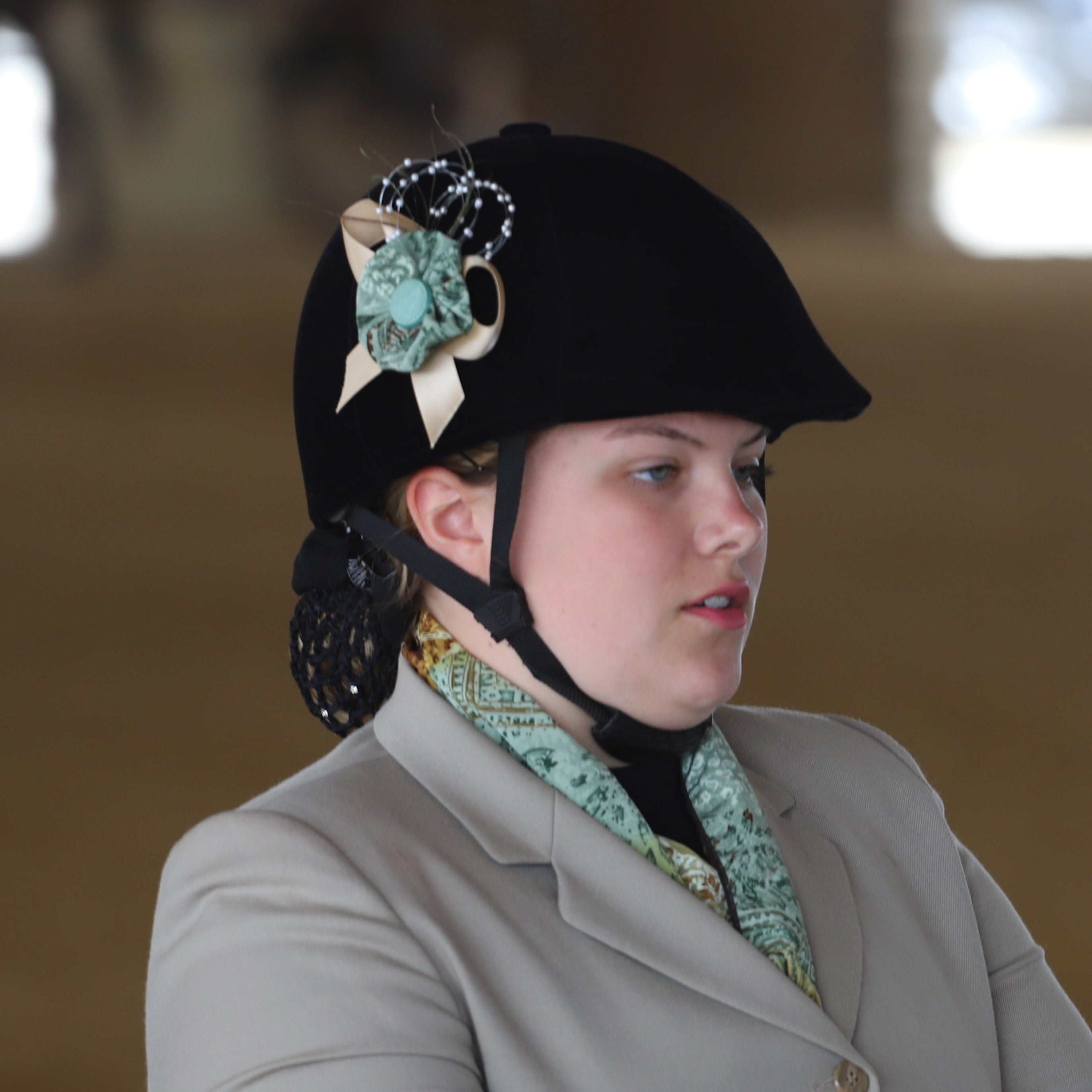 Equestrian Helmet Fascinator | IVC Carriage