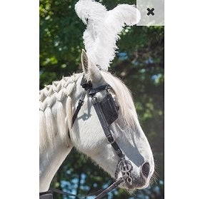 Ostrich Feather Horse Bridle Plume