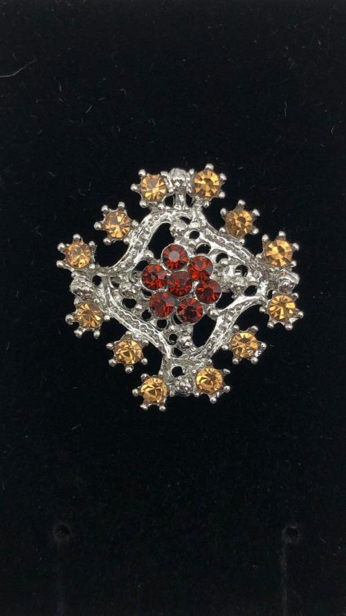 Rhinestone Lapel Pin