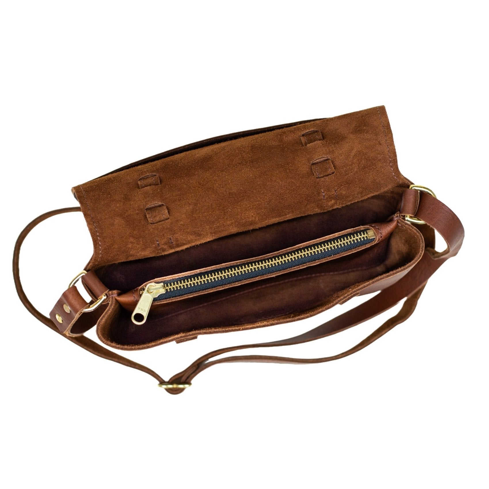 Carriage Crossbody Leather Handbag